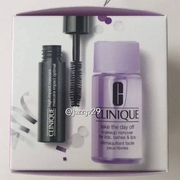 Clinique 2-Piece High Impact Mascara & Take The Day Off Makeup Remover Set - Picture 1 of 3